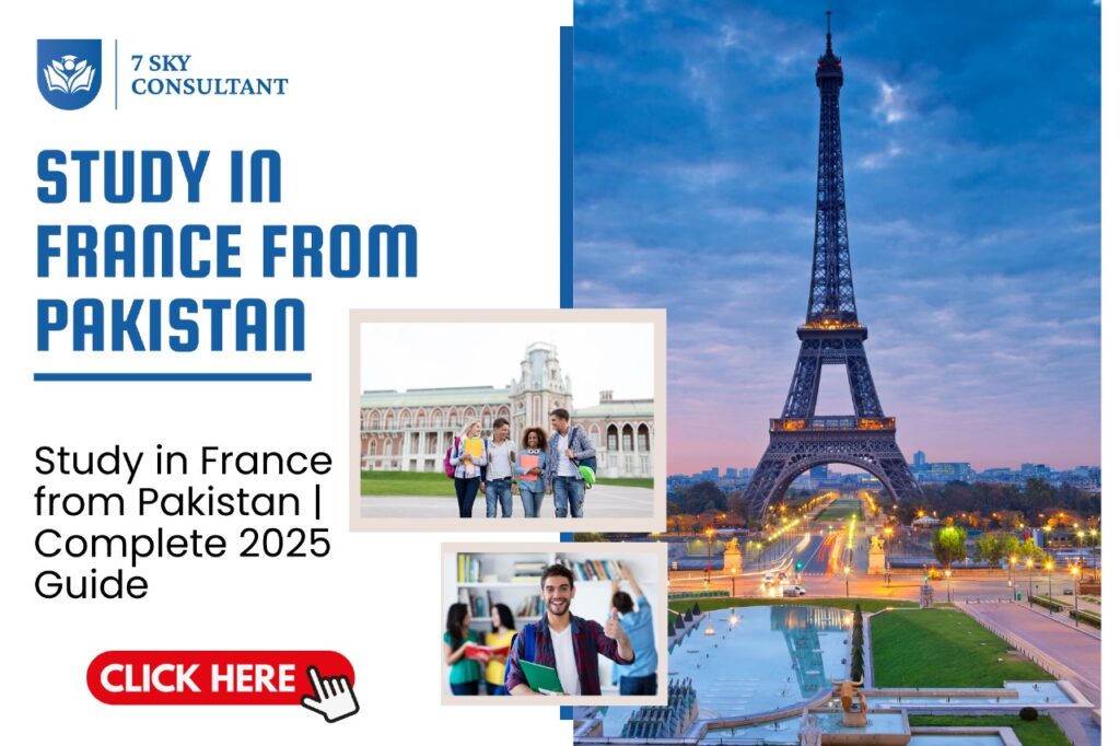 Study in france from Pakistan